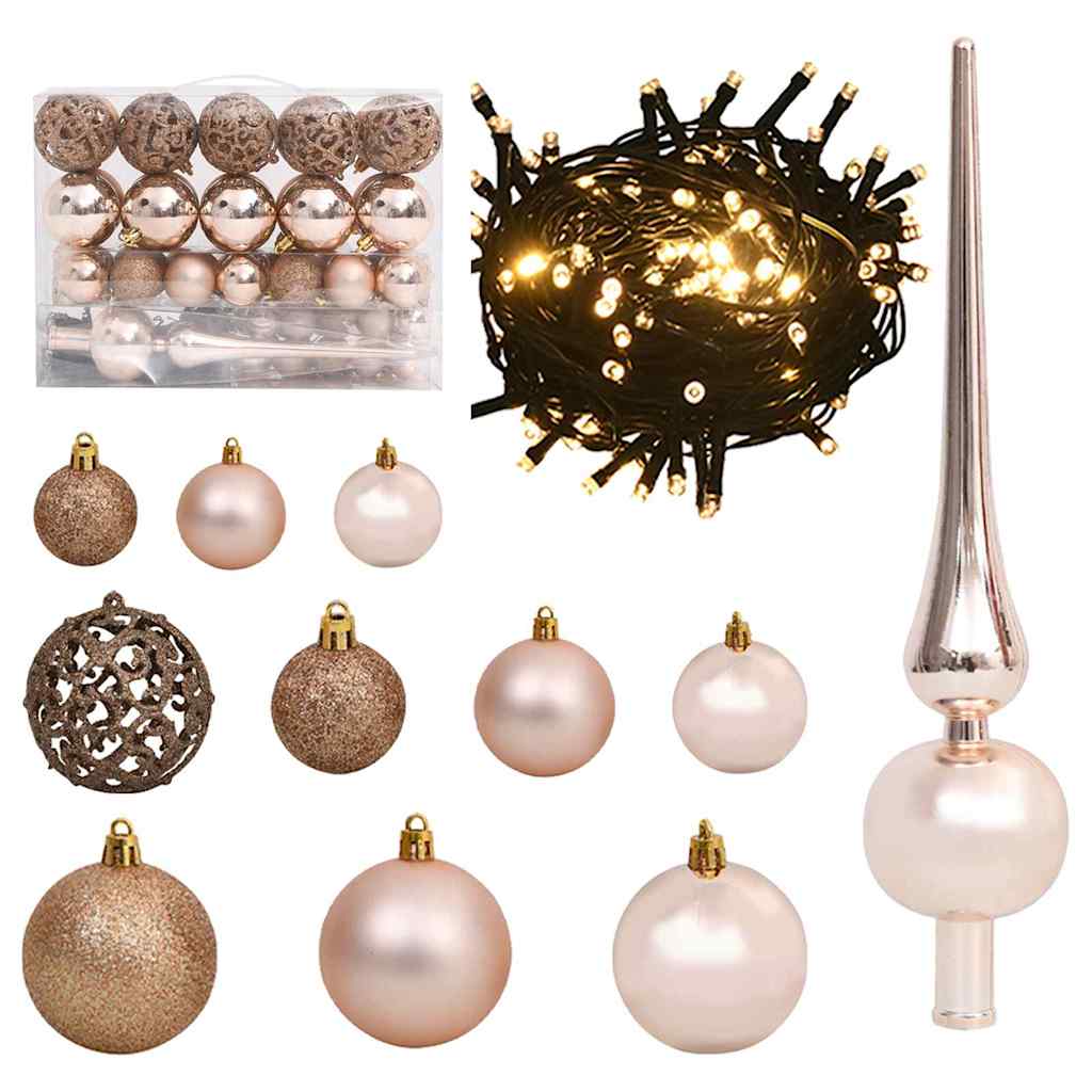 Kunstig Juletre Med 150 Led Med Stativ Grønn 120 Cm Pe Og Pvc