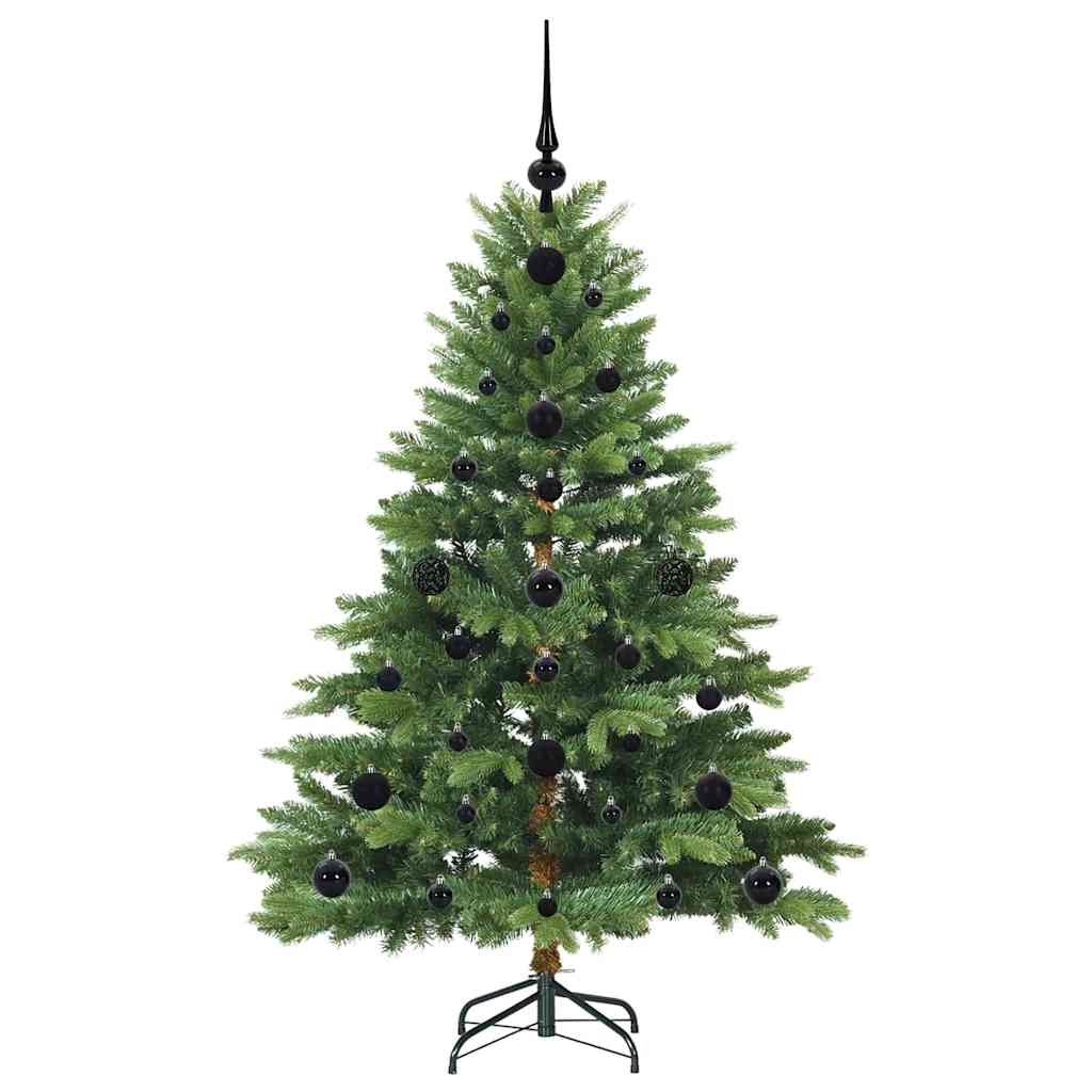 Kunstig Juletre Med 150 Led Med Stativ Grønn 120 Cm Pe Og Pvc