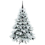 Kunstig Juletre Med 150 Led Med Stativ Grønn 120 Cm Pe Og Pvc
