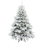 Kunstig Juletre Med 150 Led Med Stativ Grønn 150 Cm Pe Og Pvc