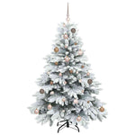 Kunstig Juletre Med 150 Led Med Stativ Grønn 150 Cm Pe Og Pvc