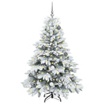 Kunstig Juletre Med 150 Led Med Stativ Grønn 150 Cm Pe Og Pvc