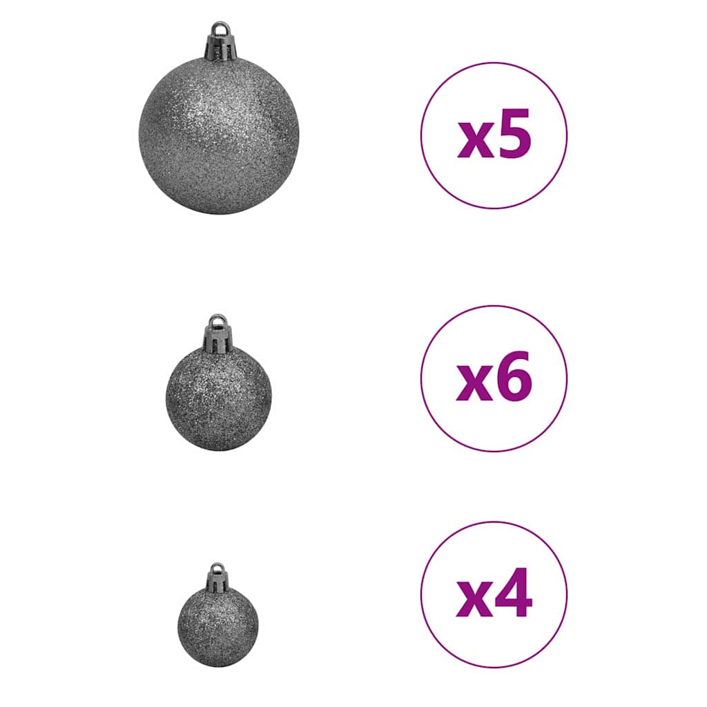 Kunstig Juletre Med 150 Led Med Stativ Grønn 150 Cm Pe Og Pvc