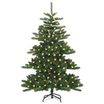 Kunstig Sammensatt Juletre Med 150 Led Med Stativ 150 Cm Pvc