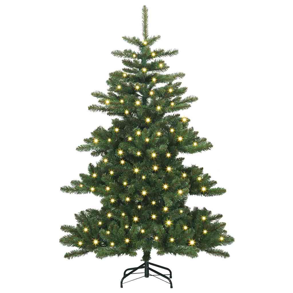 Kunstig Sammensatt Juletre Med 150 Led Med Stativ 150 Cm Pvc