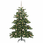 Kunstig Sammensatt Juletre Med 150 Led Med Stativ 150 Cm Pvc