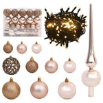 Kunstig Sammensatt Juletre Med 150 Led Med Stativ 150 Cm Pvc