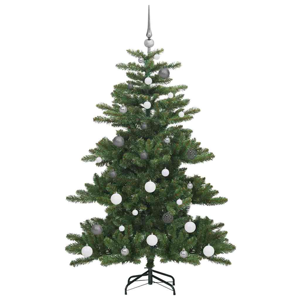Kunstig Sammensatt Juletre Med 150 Led Med Stativ 150 Cm Pvc
