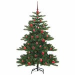 Kunstig Sammensatt Juletre Med 150 Led Med Stativ 150 Cm Pvc