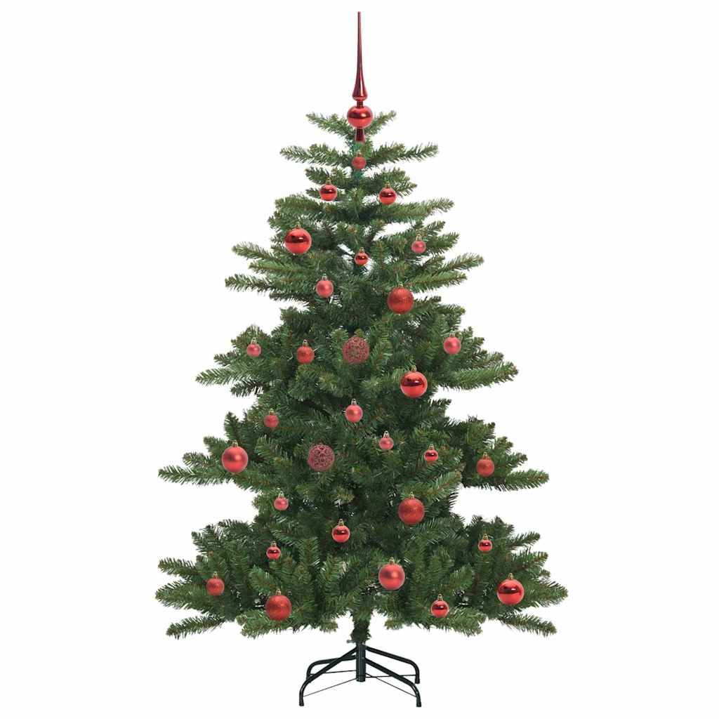 Kunstig Sammensatt Juletre Med 150 Led Med Stativ 150 Cm Pvc