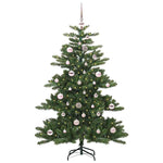 Kunstig Sammensatt Juletre Med 150 Led Med Stativ 150 Cm Pvc