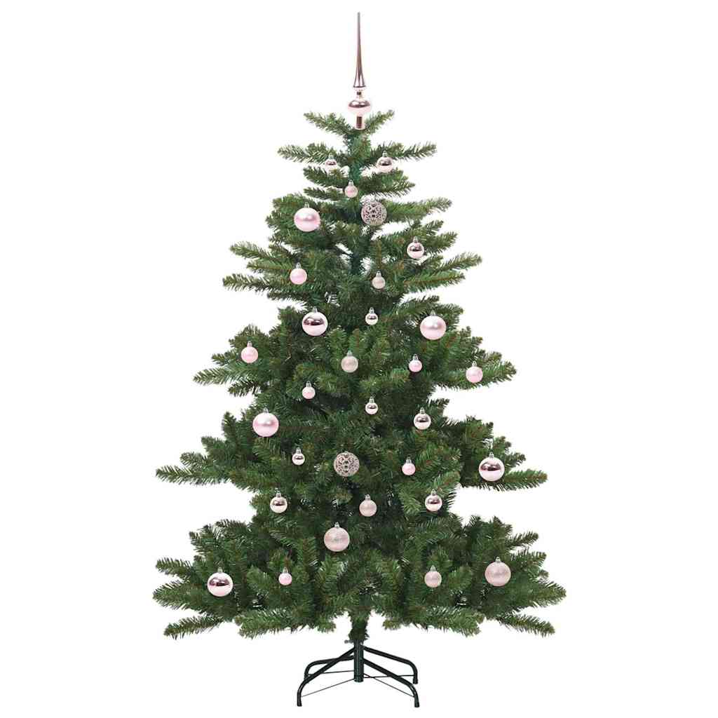 Kunstig Sammensatt Juletre Med 150 Led Med Stativ 150 Cm Pvc