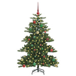 Kunstig Sammensatt Juletre Med 150 Led Med Stativ 150 Cm Pvc