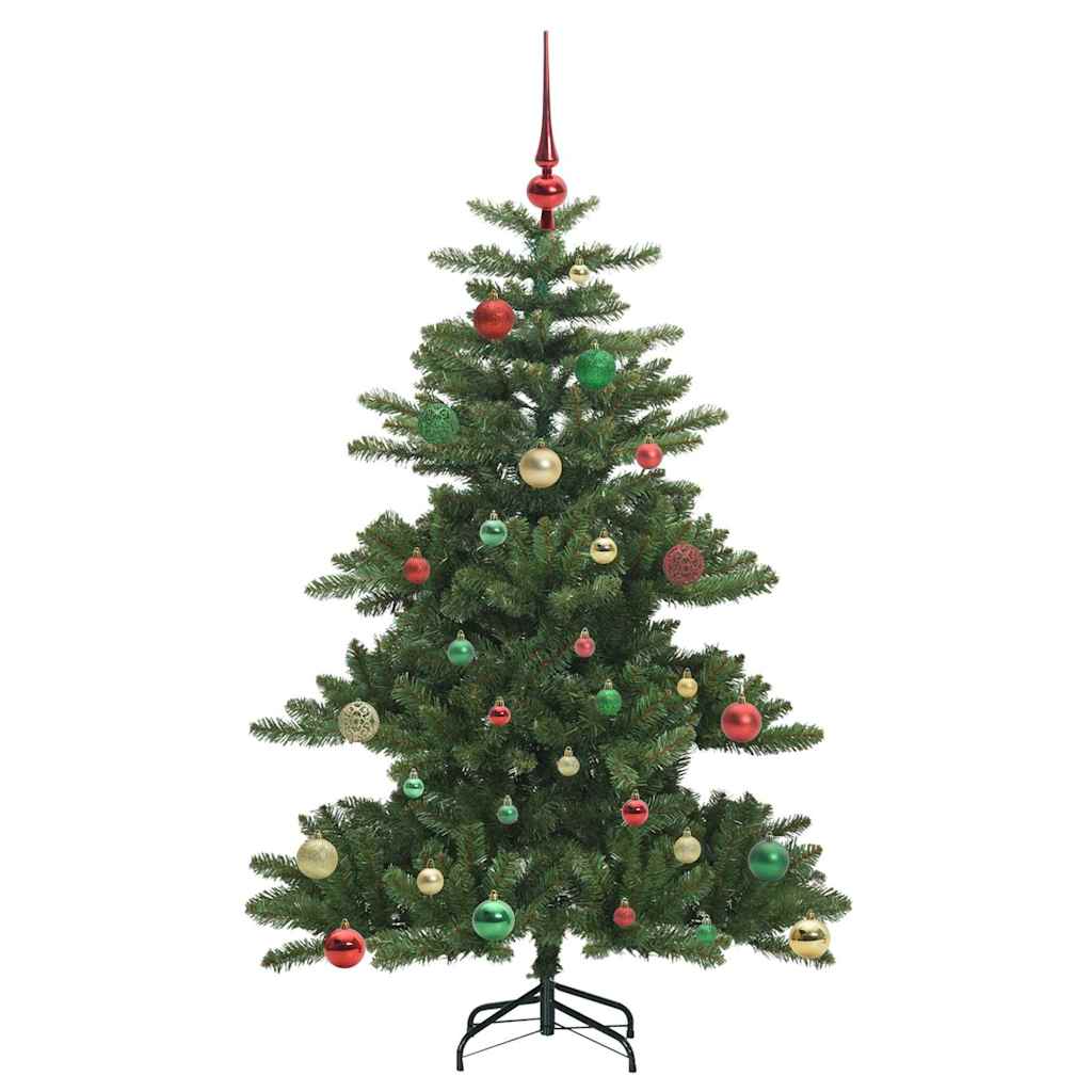 Kunstig Sammensatt Juletre Med 150 Led Med Stativ 150 Cm Pvc
