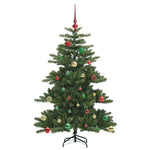 Kunstig Sammensatt Juletre Med 150 Led Med Stativ 150 Cm Pvc