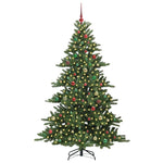 Kunstig Sammensatt Juletre Med 300 Led Med Stativ 210 Cm Pvc