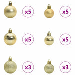 Kunstig Sammensatt Juletre Med 300 Led Med Stativ 210 Cm Pvc