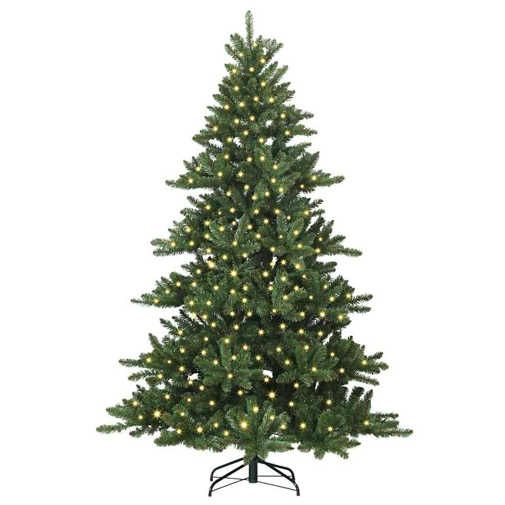 Kunstig Sammensatt Juletre Med 300 Led Med Stativ 240 Cm Pvc