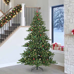 Kunstig Sammensatt Juletre Med 300 Led Med Stativ 240 Cm Pvc
