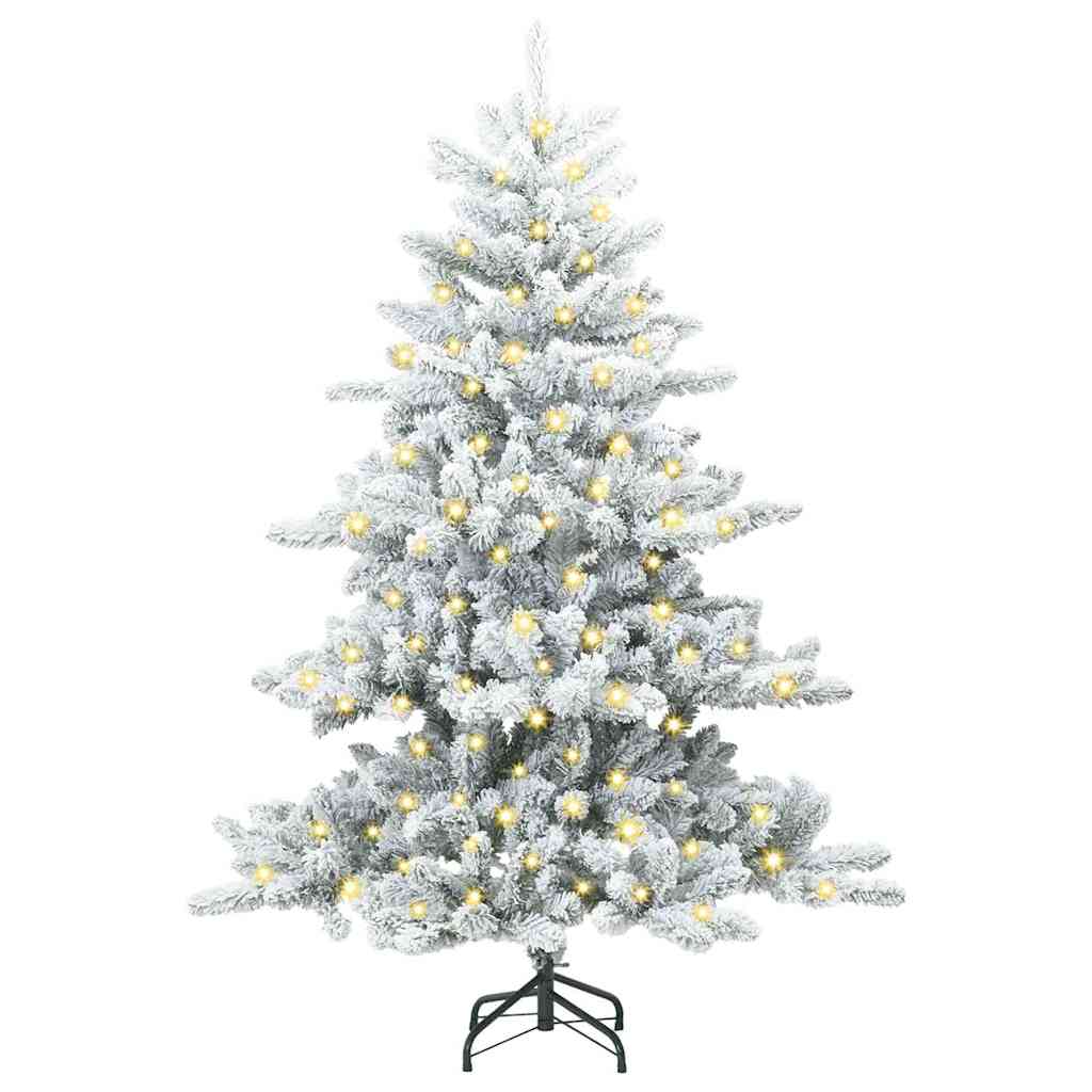 Kunstig Sammensatt Juletre Med 150 Led Med Stativ 150 Cm Pvc