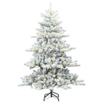Kunstig Sammensatt Juletre Med 150 Led Med Stativ 150 Cm Pvc