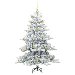 Kunstig Sammensatt Juletre Med 150 Led Med Stativ 150 Cm Pvc