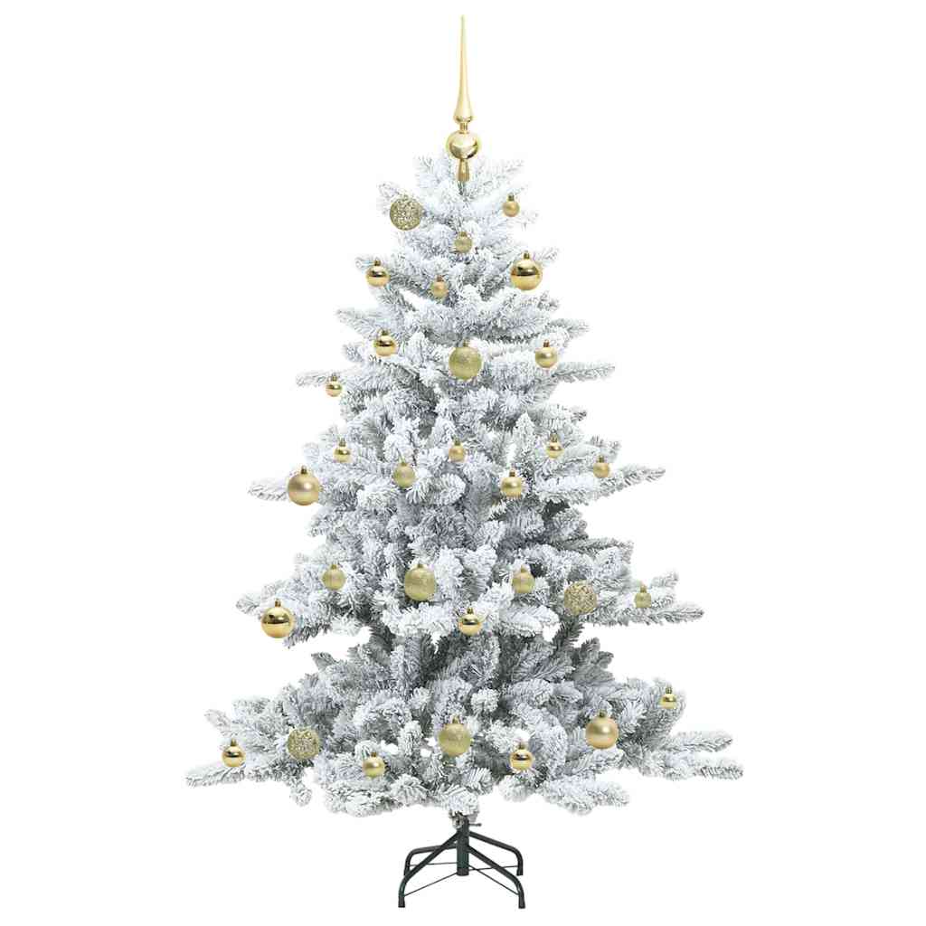 Kunstig Sammensatt Juletre Med 150 Led Med Stativ 150 Cm Pvc