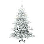 Kunstig Sammensatt Juletre Med 150 Led Med Stativ 150 Cm Pvc