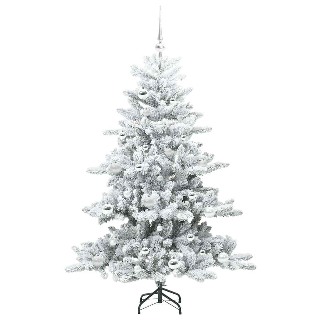 Kunstig Sammensatt Juletre Med 150 Led Med Stativ 150 Cm Pvc