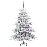 Kunstig Sammensatt Juletre Med 150 Led Med Stativ 150 Cm Pvc