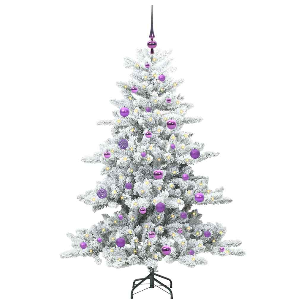 Kunstig Sammensatt Juletre Med 150 Led Med Stativ 150 Cm Pvc