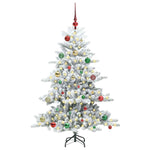 Kunstig Sammensatt Juletre Med 150 Led Med Stativ 150 Cm Pvc