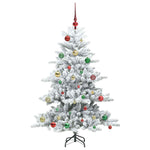 Kunstig Sammensatt Juletre Med 150 Led Med Stativ 150 Cm Pvc
