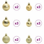 Kunstig Sammensatt Juletre Med 150 Led Med Stativ 150 Cm Pvc