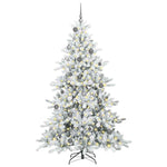 Kunstig Sammensatt Juletre Med 300 Led Med Stativ 210 Cm Pvc