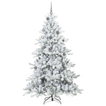 Kunstig Sammensatt Juletre Med 300 Led Med Stativ 210 Cm Pvc
