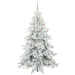 Kunstig Sammensatt Juletre Med 300 Led Med Stativ 210 Cm Pvc