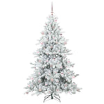 Kunstig Sammensatt Juletre Med 300 Led Med Stativ 210 Cm Pvc
