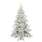 Kunstig Sammensatt Juletre Med 300 Led Med Stativ 210 Cm Pvc