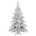 Kunstig Sammensatt Juletre Med 300 Led Med Stativ 210 Cm Pvc
