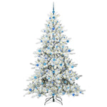 Kunstig Sammensatt Juletre Med 300 Led Med Stativ 210 Cm Pvc