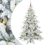 Kunstig Sammensatt Juletre Med 300 Led Med Stativ 210 Cm Pvc