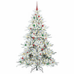 Kunstig Sammensatt Juletre Med 300 Led Med Stativ 210 Cm Pvc
