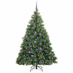 Kunstig Juletre Med 300 Led Med Stativ Grønn 180 Cm Pe Og Pvc