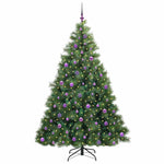 Kunstig Juletre Med 300 Led Med Stativ Grønn 210 Cm Pe Og Pvc