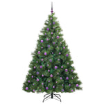 Kunstig Juletre Med 300 Led Med Stativ Grønn 210 Cm Pe Og Pvc