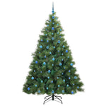 Kunstig Juletre Med 300 Led Med Stativ Grønn 210 Cm Pe Og Pvc