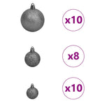 Kunstig Juletre Med 300 Led Med Stativ Grønn 240 Cm Pe Og Pvc