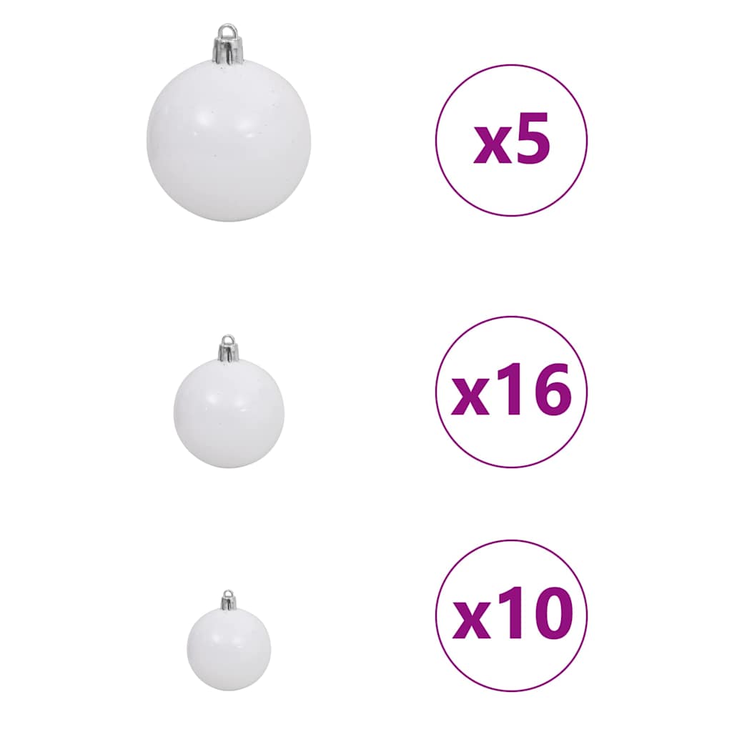 Kunstig Juletre Med 300 Led Med Stativ Grønn 240 Cm Pe Og Pvc