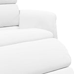 Reclinerstol Hvit 71 X 98 X 106 Cm Kunstlær